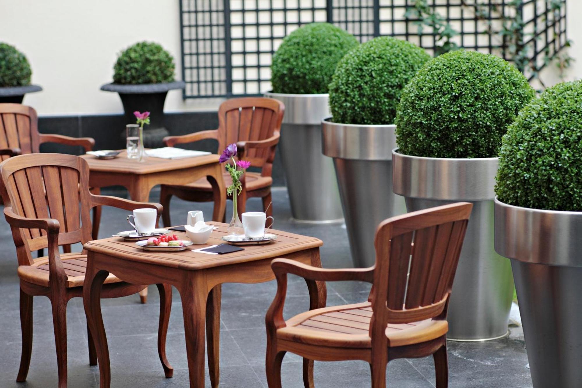 Maison Albar - Le Diamond Париж Ресторан фото Outdoor furniture